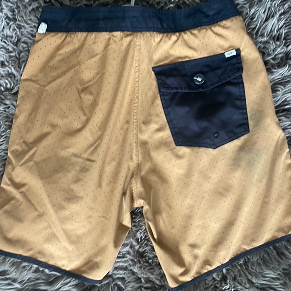 Mustard Polka Dot Board Short - Picture 5 of 7